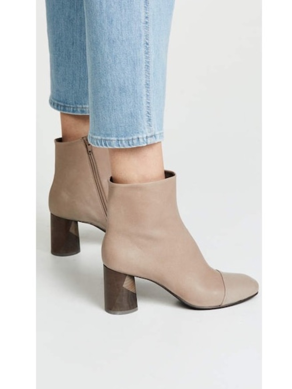 Coclico Beige Heeled Booties 39 - Slight Flaw